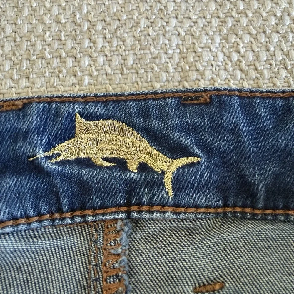 Tommy Bahama Jeans Women's Sz 10/26 Demi Boot Med Worn Normcore Cute Stylish - Picture 5 of 13